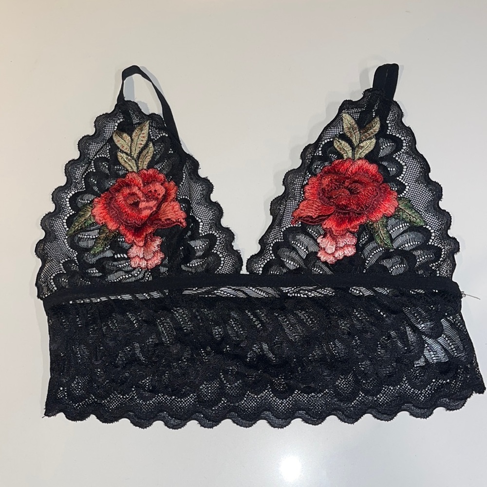 Vintage Lace Rose Top